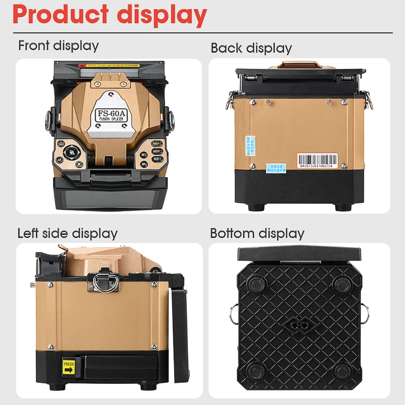 COMPTYCO FS-60A золотистый полностью автоматический сварочный аппарат для оптоволокна