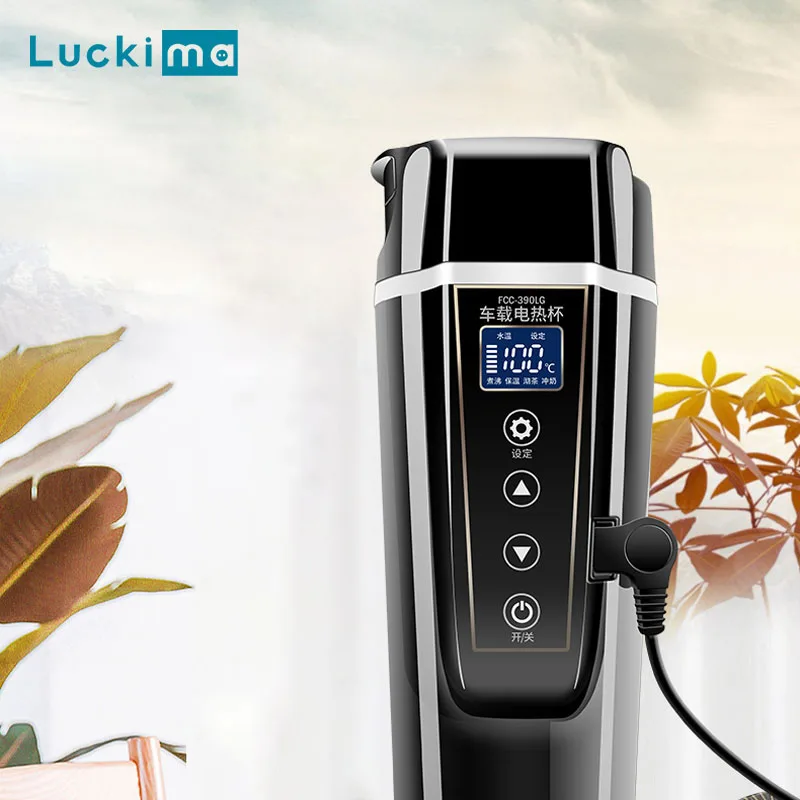 Автомобильный термос Smart Touch бутылка с цифровым дисплеем изолированная чашка