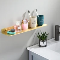 gold bathroom shelf space aluminum shower basket corner shelves bath shampoo holder kitchen storage rack accessories hardware