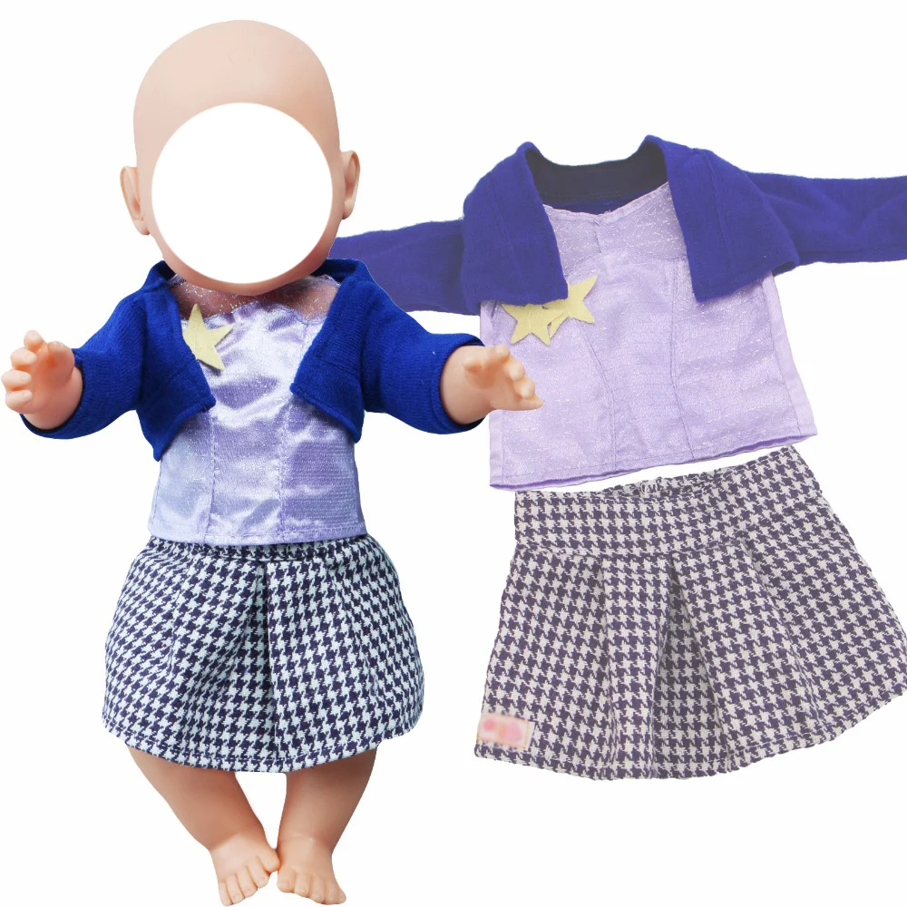 3 шт./компл. модный кукольный наряд для 18 дюймов 43 см ухода за ребенком мам кукла
