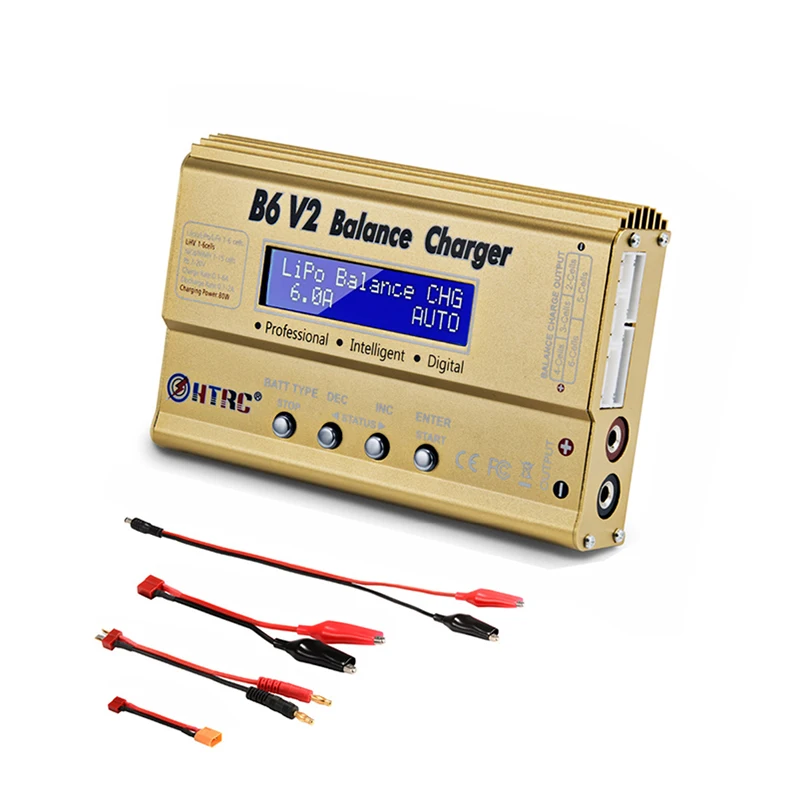 Зарядное устройство iMax B6 V2 LiPo 80 Вт со светодиодной подсветкой | Игрушки и хобби