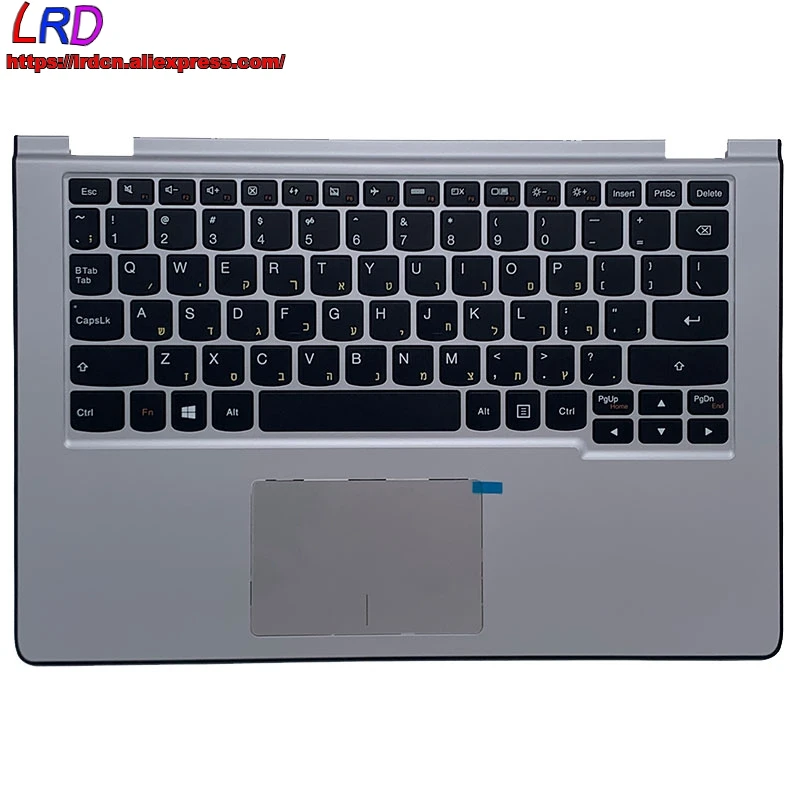 Новая Оригинальная C Крышка верхняя часть корпуса с клавиатурой иврит Израиль и