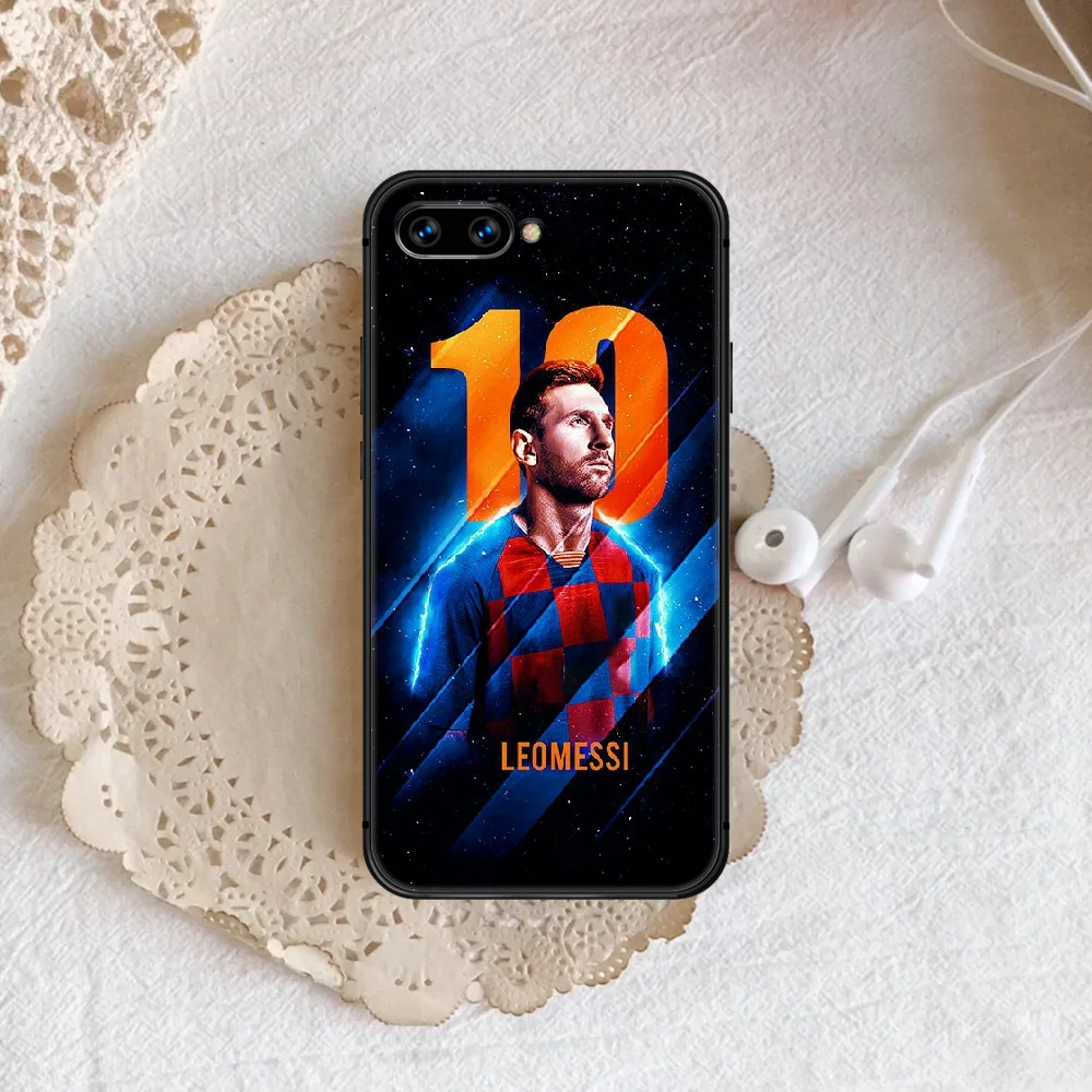 

Messi Soccer Player Phone Case Cover Hull For HUAWEI Honor 6A 7A 8 8A 8S 8x 9 9x 9A 9C 10 10i 20 Lite Pro black Waterproof 3D