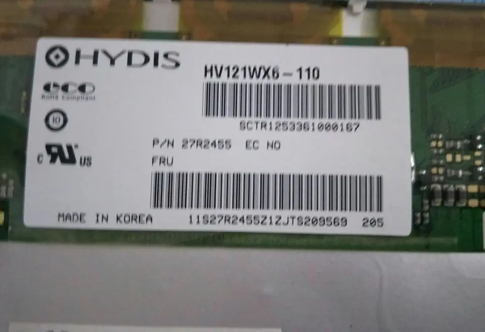 HV121WX6 110 HV121X03 100 HV121P01 101 ЖК дисплей экран дисплея|Мониторы| |