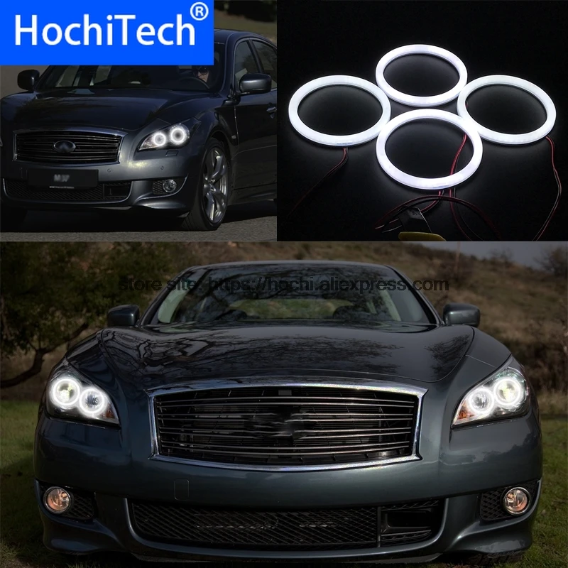 HochiTech молочно-белый Хлопковый чехол SMD ангельские глазки гало кольцо комплект