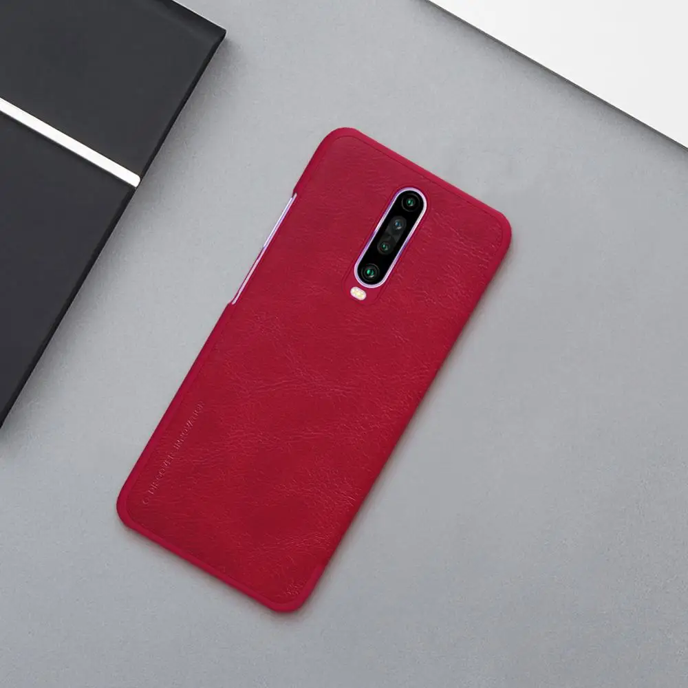 Для Xiaomi Redmi K30 5G чехол Nillkin Qin роскошный мягкий кожаный с откидной крышкой для