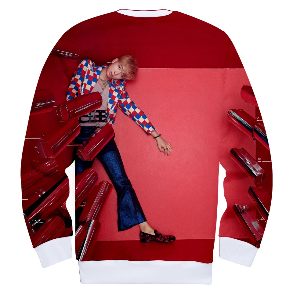 Frdum Tommee Love Yourself ответ 3D kpop женщины Bangtan мальчики Толстовка Осень и зима хит хоп harajuku Корейская повседневная одежда