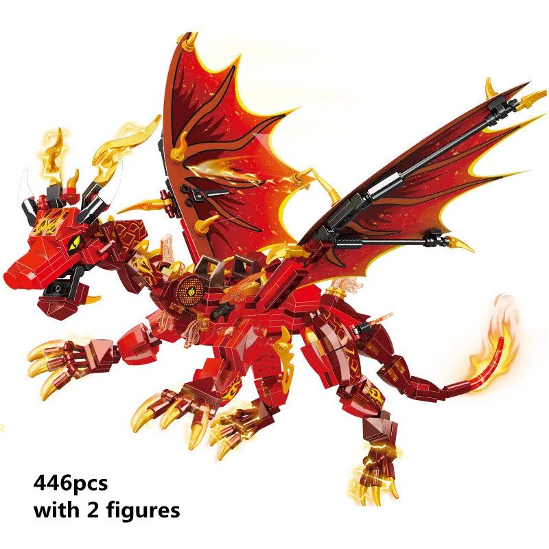 

Конструктор Fire Attack of the Flame Dragon Fightar, коллекция 14, Классическая модель