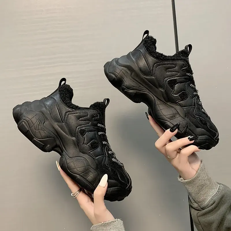 

Кроссовки с коротким плюшем, женская обувь 2020, повседневная спортивная обувь, кроссовки, женская обувь X681