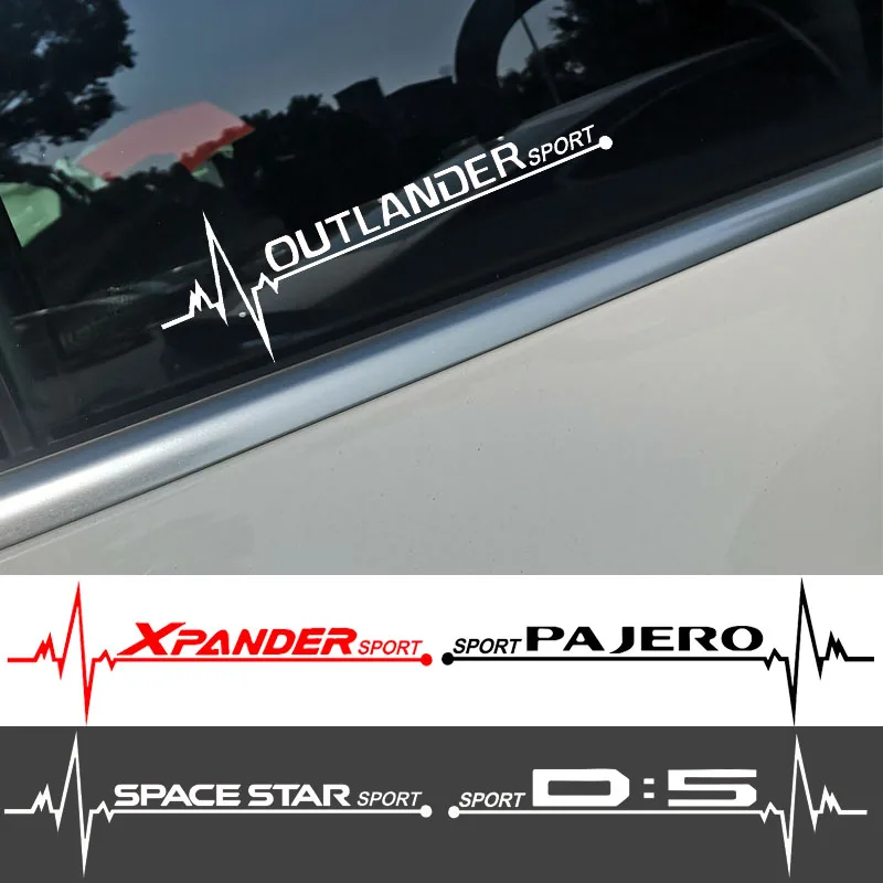 Наклейки на боковое окно для Mitsubishi Delica D5 Space star Xpander Outlander Pajero 2 шт. | Автомобили и