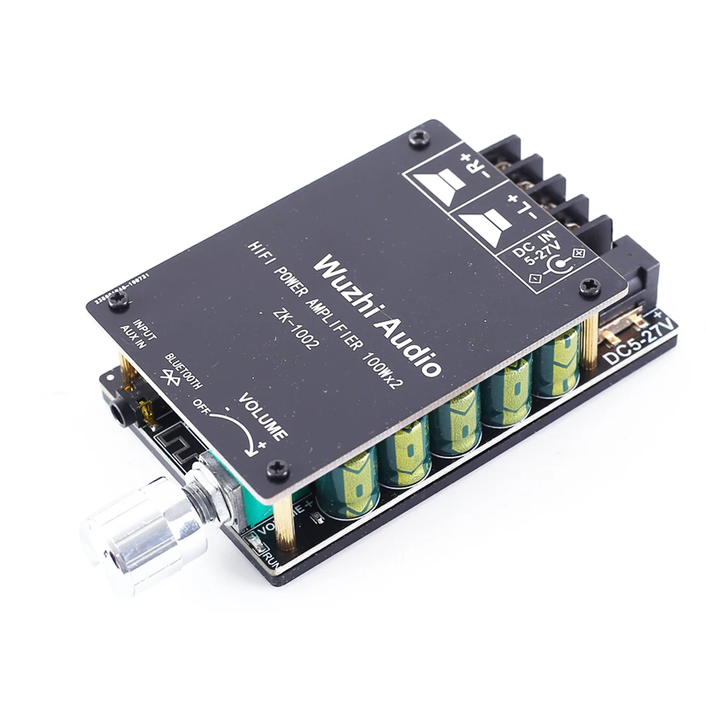 Hi-Fi Bluetooth аудио стерео модуль BLE5.0 TPA3116D2 AUX цифровой усилитель 100 Вт + Высокая