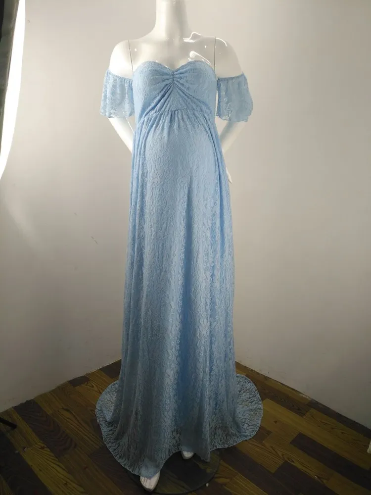 Кружевные платья с длинными рукавами для беременных фотосессии детского душа