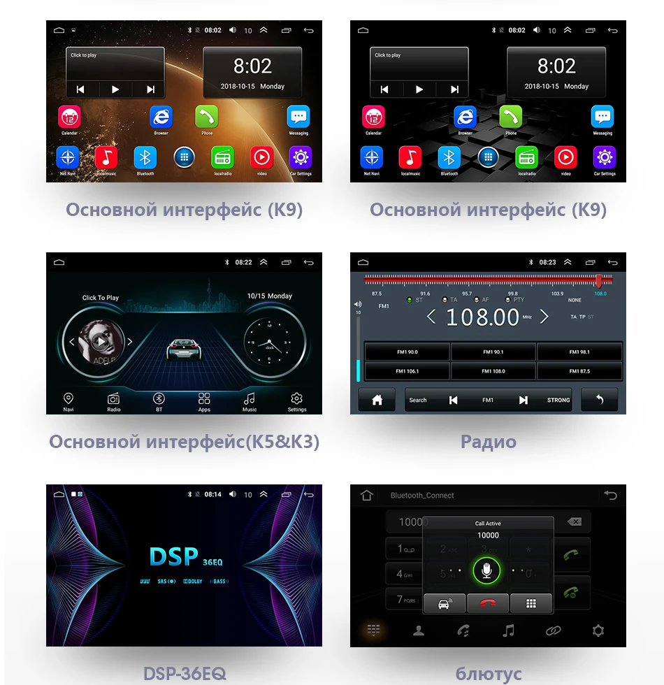 2Din Android 8,1 Автомобильный мультимедийный видео плеер для LADA BA3 Granta Cross DVD аудио система навигация gps 2.5D+ ips 2 Din