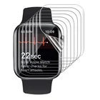 Гидрогелевая 3d-пленка с полным покрытием краев, мягкая защитная пленка для iWatch Apple Watch Series 23456SE, 38 мм 42 мм 40 мм 44 мм