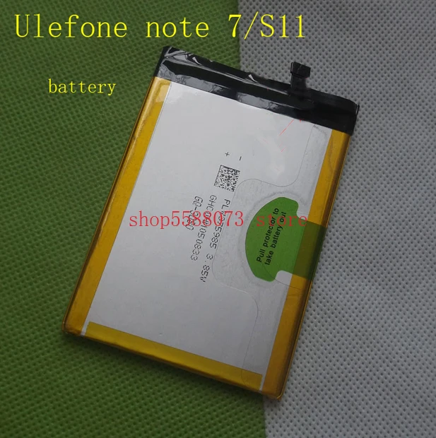 

ulefone s11/note 7 phone battery 3500mah 3.85V for Ulefone Note 7 Smartphone 6.1 inch 19:9 Waterdrop Android 8.1