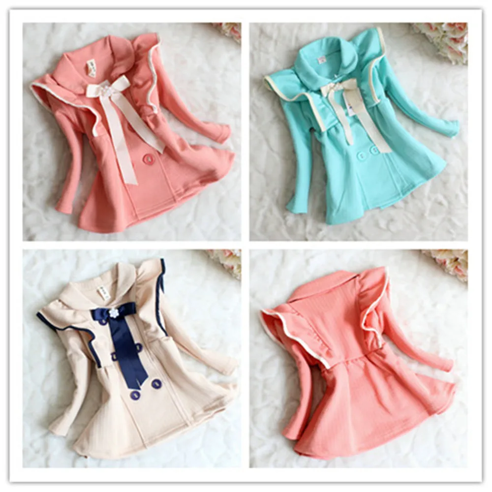 

Baby Kids Lotus leaf collar princess temperament girls jacket YF112