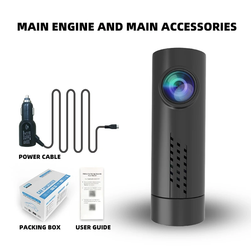 

Mini Car DVR Car Recorder APP Control Smart Car Dash Cam for HD Automotive Driving for WIFI