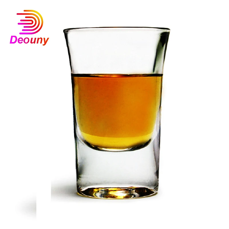 

DEOUNY Bullet Shots Thick-Bottomed Standard 1OZ A Cup Of Liqueur Crystal Vitreous Wine Glass Shot B52 Cocktail Glass Bar Tools