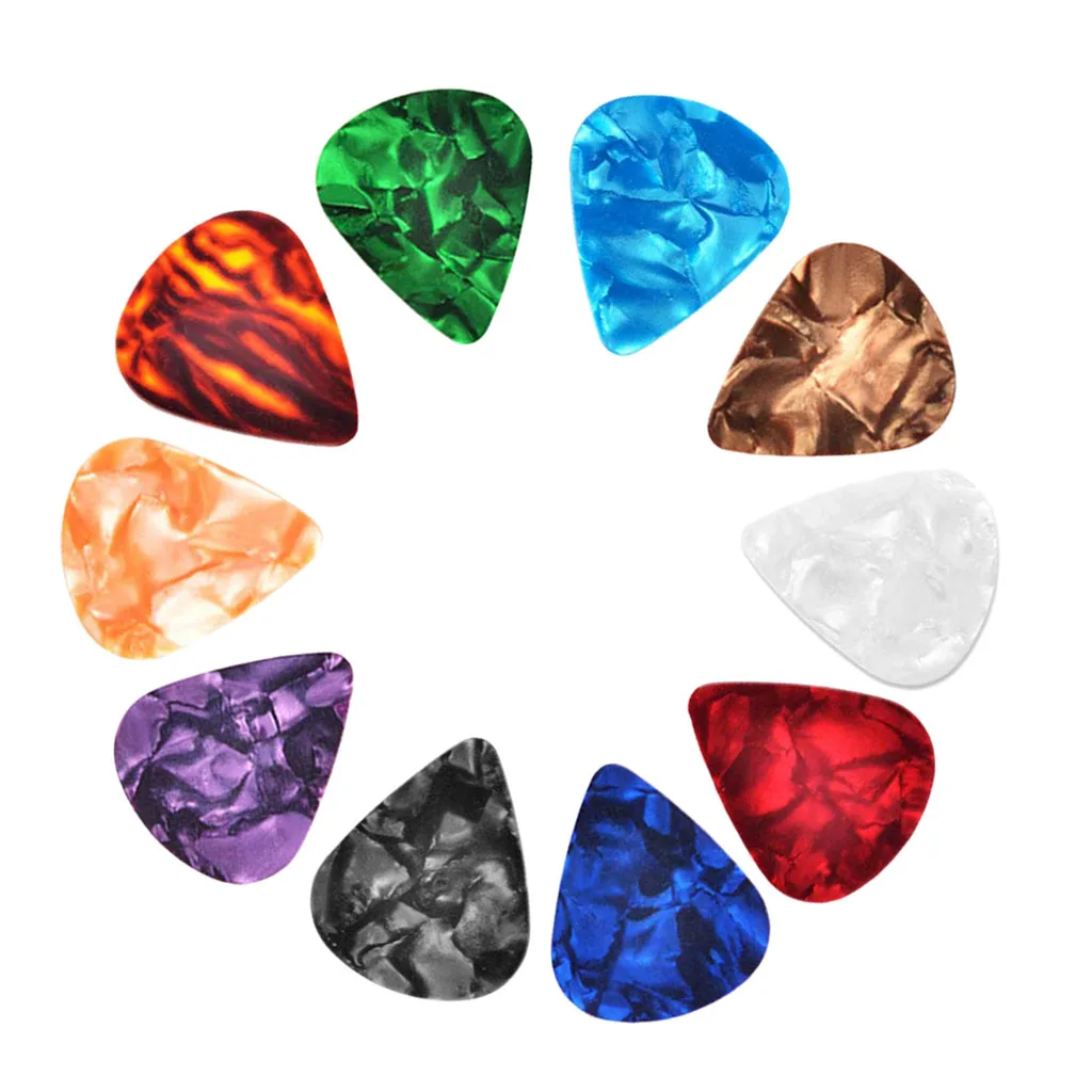 

10 Pieces Guitar Picks For Your Electric, Acoustic And Bass Guitar, Premium Guitar Picks Plectrum Plectrum, Colored