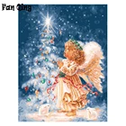 Алмазная 5D живопись сделай сам, маленький ангел и Кролик, Алмазная мозаика, алмазная вышивка, распродажа, квадратные Стразы, домашний декор