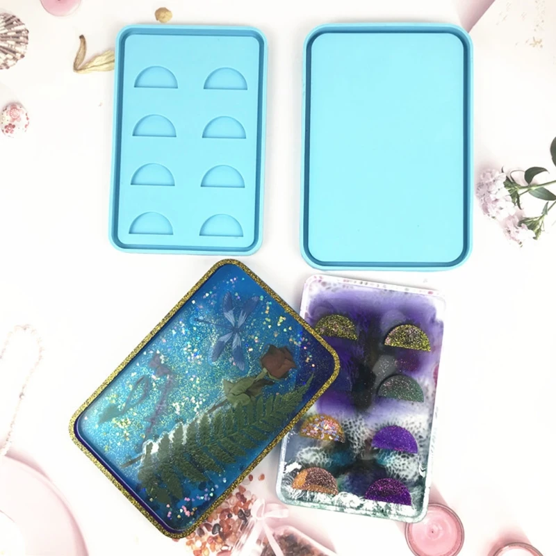 

Eyelash Storage Box Silicone Mould DIY Crafts Jewelry Container Making Tool Epoxy Resin Mold R9JE