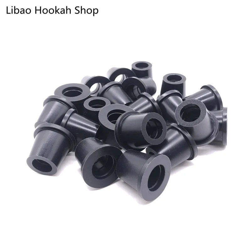 Черная втулка для кальяна 5 шт. силиконовая резиновая прокладка табака