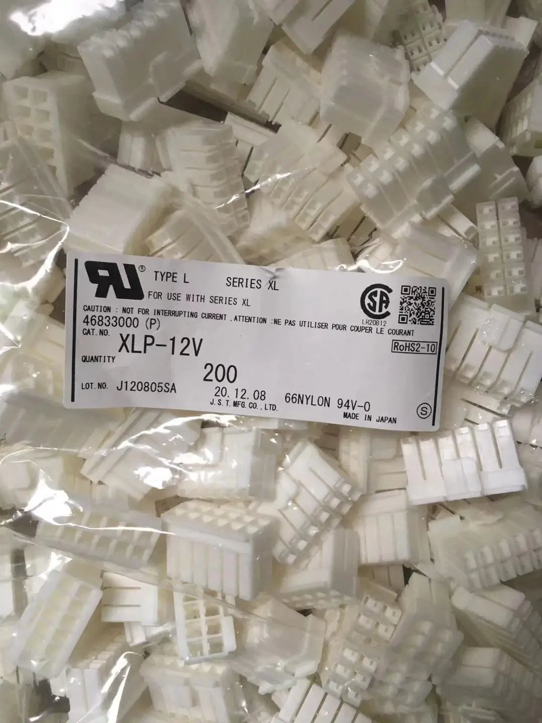 JST B4PS-VH 100% piezas nuevas con cabezal CONN R/A 4POS 3,96 MM-0