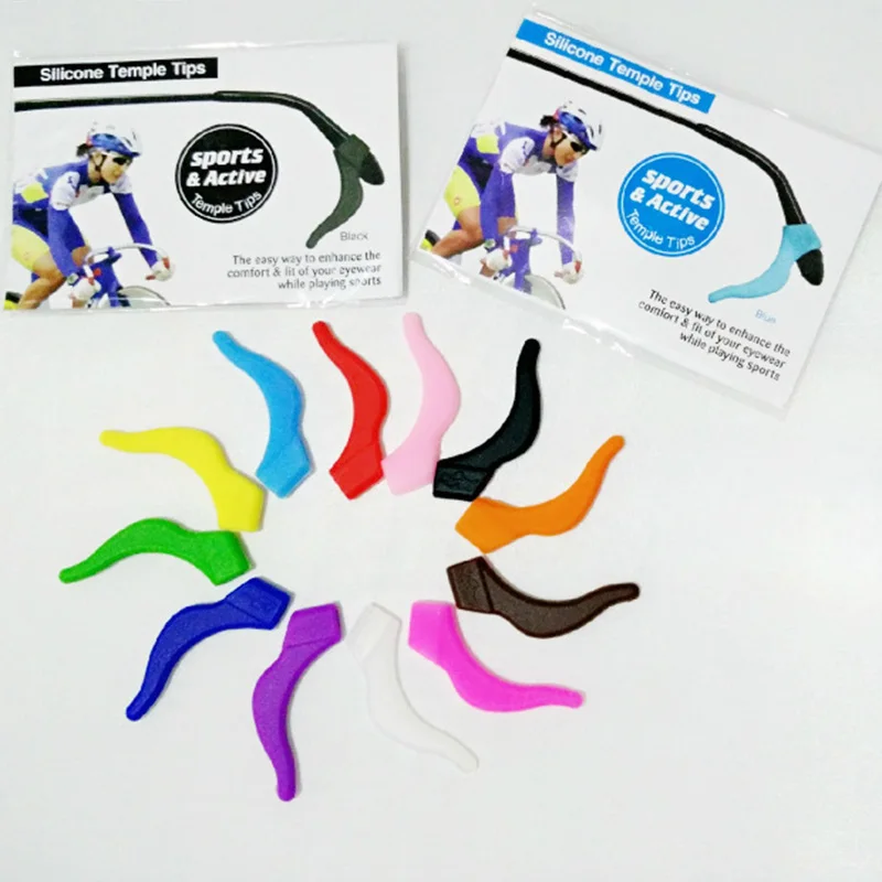 Новинка 3 пары мягкие силиконовые Нескользящие ушные крючки для очков