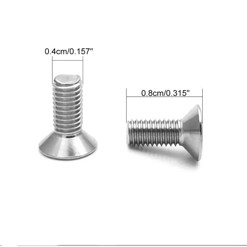 50 шт. Torx деревянные винты M2 M2.5 M3 M4 3-30 мм из нержавеющей стали 304 винт с потайной