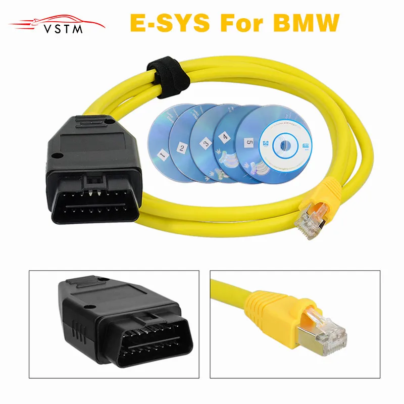 ESYS для BMW кабель передачи данных F-serie ENET Ethernet к OBD интерфейсу E-SYS ICOM кодирование OBD2