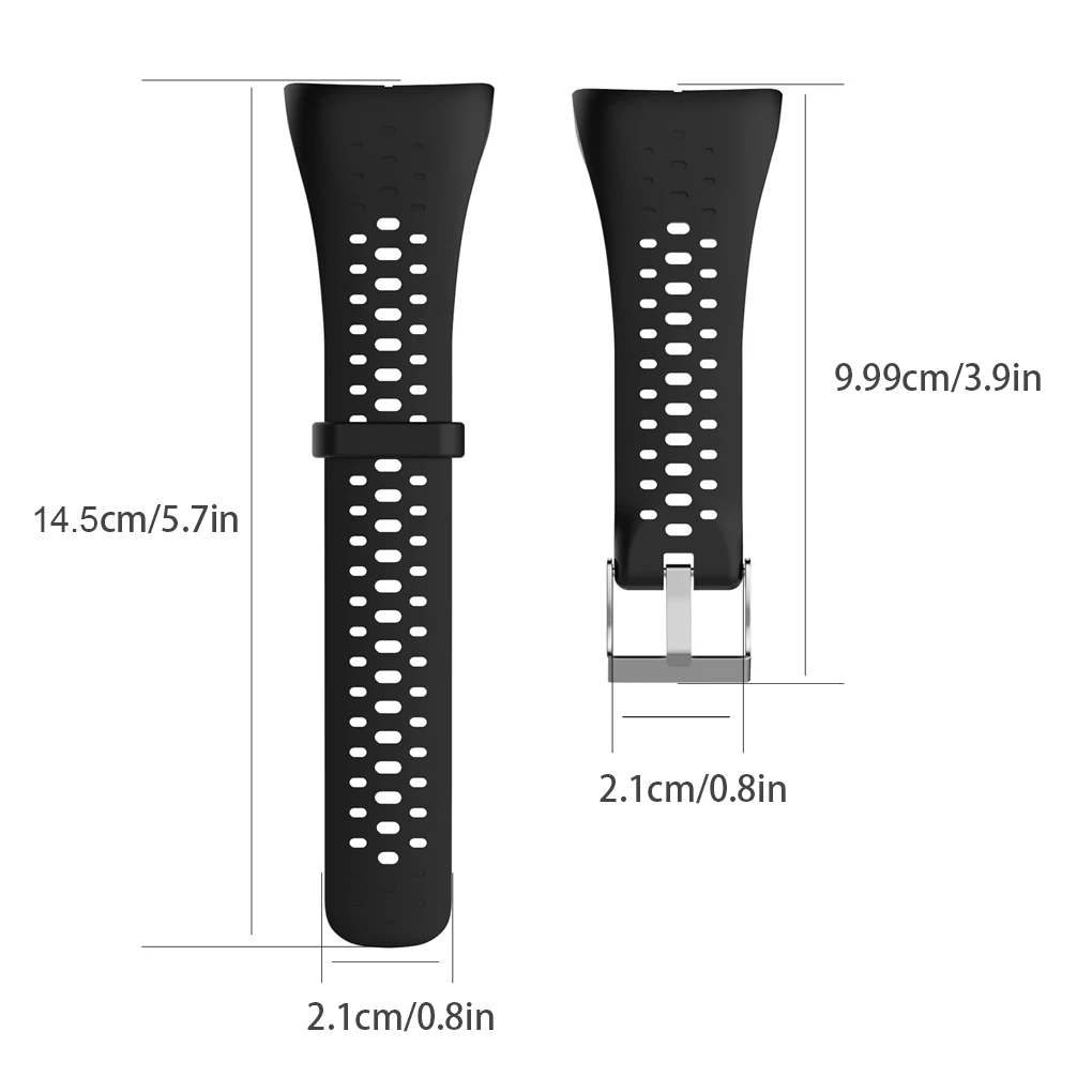 

Silicone Breathable Wristband Strap for M400 M430 Smart Watch Watchband Bracelet Strap Replacement for Polar M400 M430 GPS