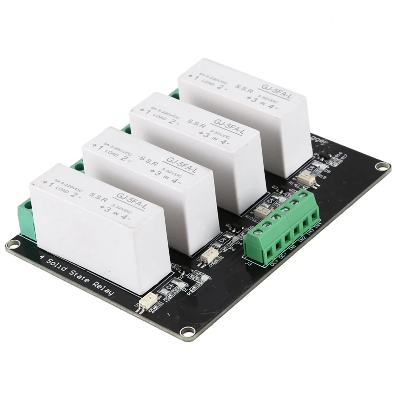 4-канальное твердотельное реле SSR с высоким и низким триггером 5A 3-32V для Arduino UNO R3 |