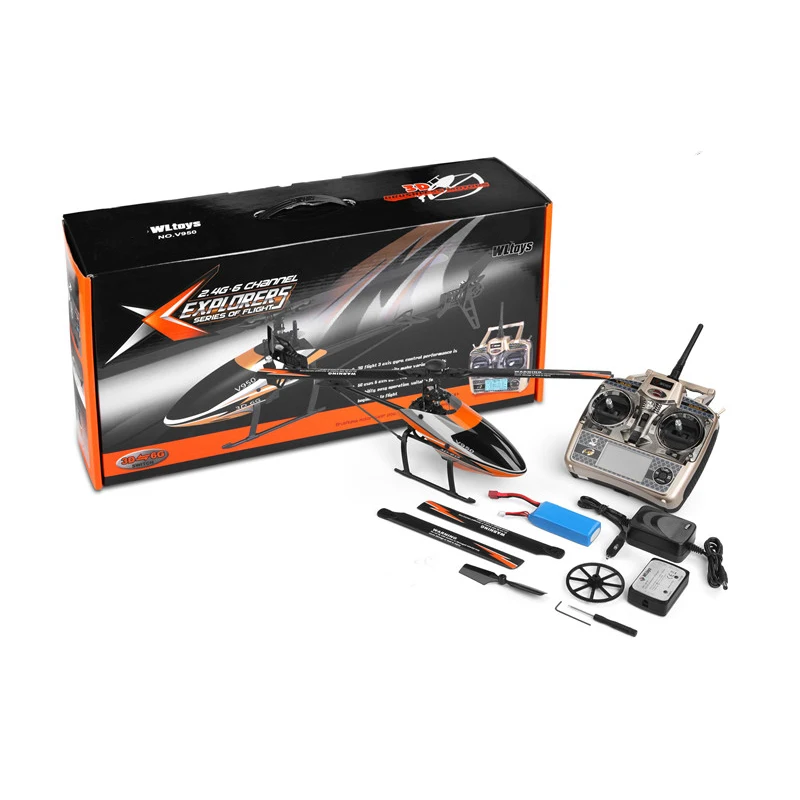 Parkten WLtoys V950 2 4G 6CH 3D/6G бесщеточный двигатель высокоэффективный RTF RC вертолет