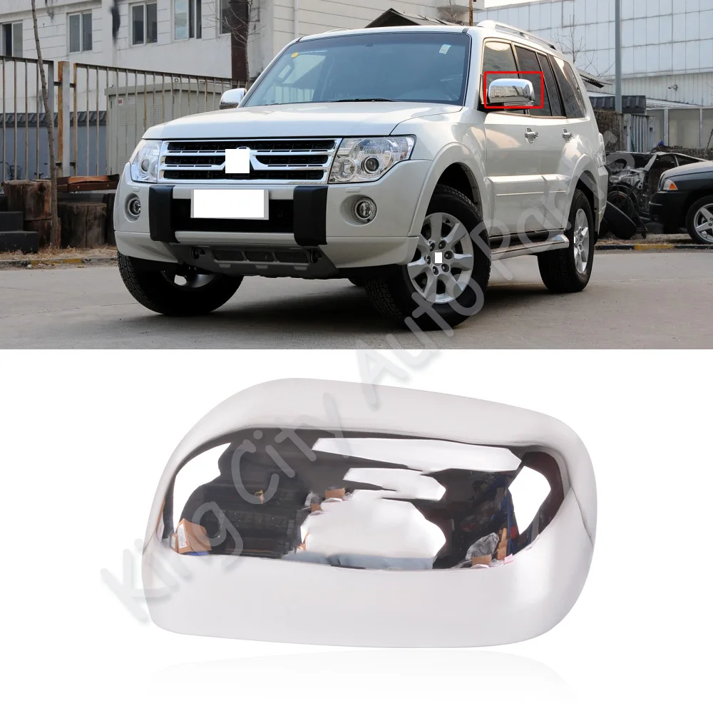 Крышка зеркала заднего вида CAPQX для Mitsubishi Pajero V93 V73 V97 хромированная отделка дверцы