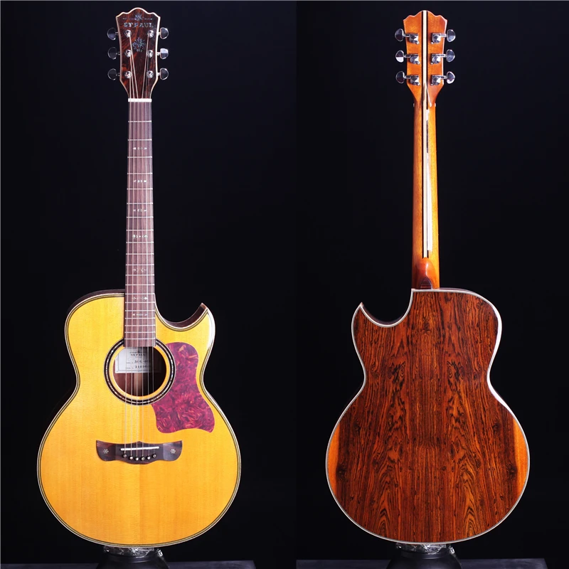 ST.PAUL SCG 60C 40 " цельная сандаловая Акустическая гитара акустическая