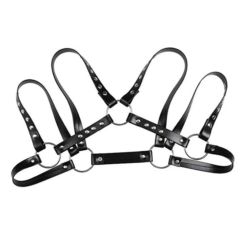 Сексуальный нагрудный ремень из искусственной кожи фетиш гей одежда эротические