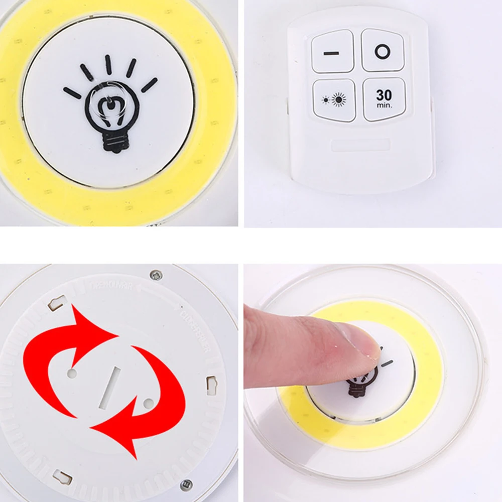 Настенный светодиодный ночник с датчиком движения 7 видов детектор аварийных