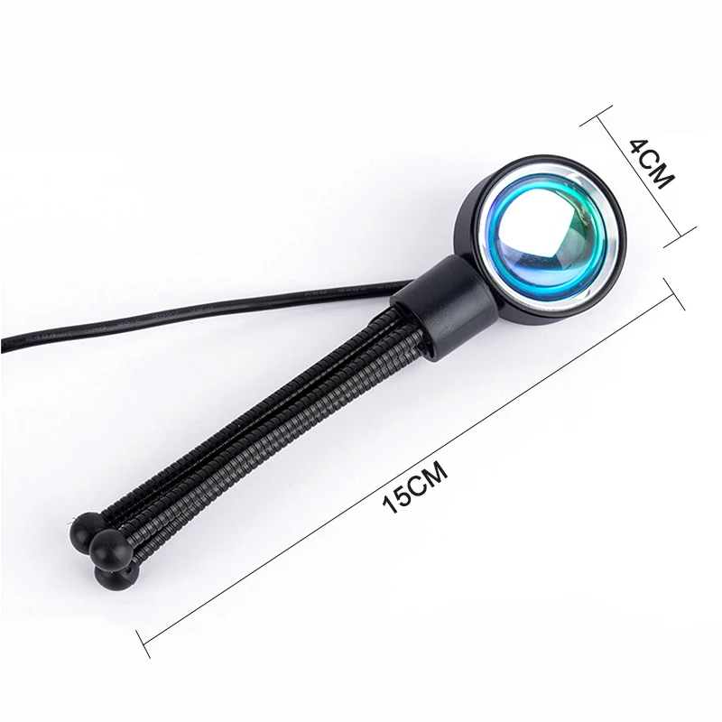 

USB Sunset Projection Lamp Rainbow Atmosphere Led Night Light Sun Protection Desk Lamp for Bedroom Bar Wall Decoration Lighting