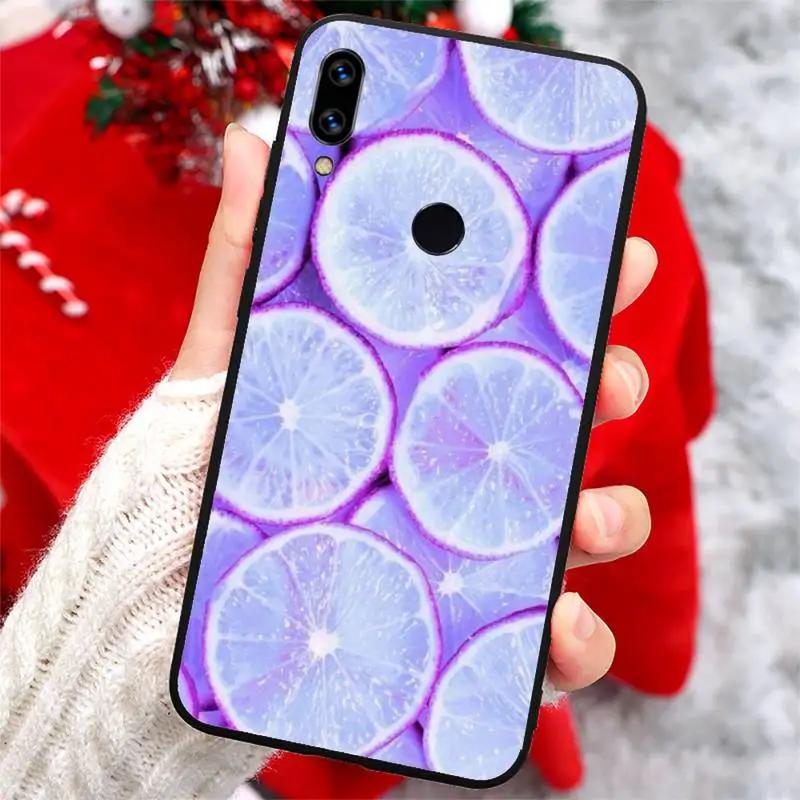 

INS Fruit Lemon Orange pattern high quality Phone Case cover For Xiaomi Redmi note 7 8 9 t k30 max3 9 s 10 pro lite