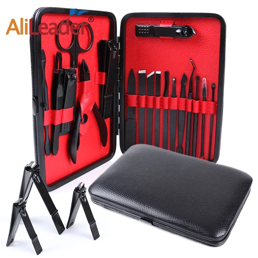 Alileader высококачественные профессиональные ножницы для ногтей набор кусачек