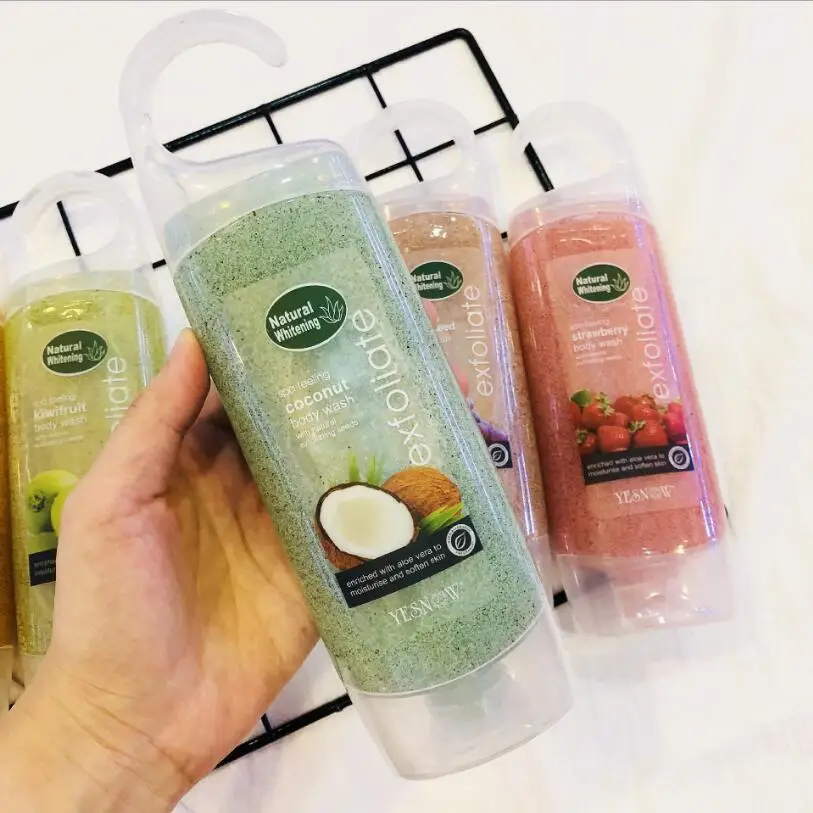 YESNOW фруктовый скраб для мытья тела стойкий аромат куриной кожи Отшелушивание