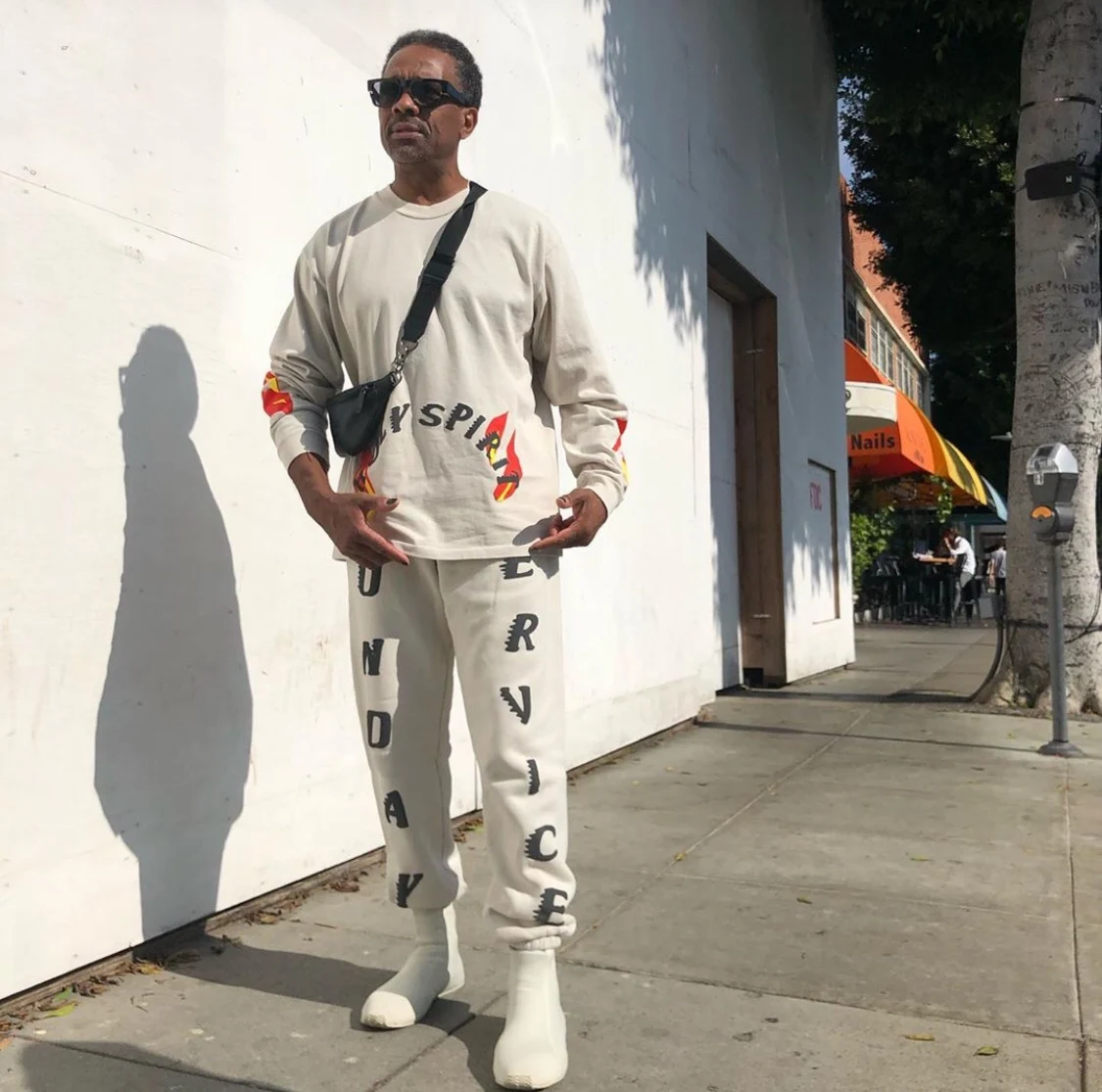 19SS kanye west SUNDAY SERVICE MERCH Holy Spirit футболка с длинными рукавами в стиле хип-хоп Уличная футболка kanye west футболки для мужчин и женщин
