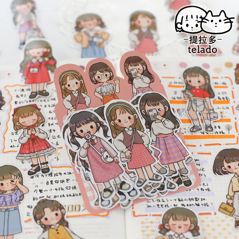 

20sets/lot Kawaii Stationery Stickers All seasons cute Diary Planner Decorative Mobile Stickers Scrapbooking DIY Craft Stickers