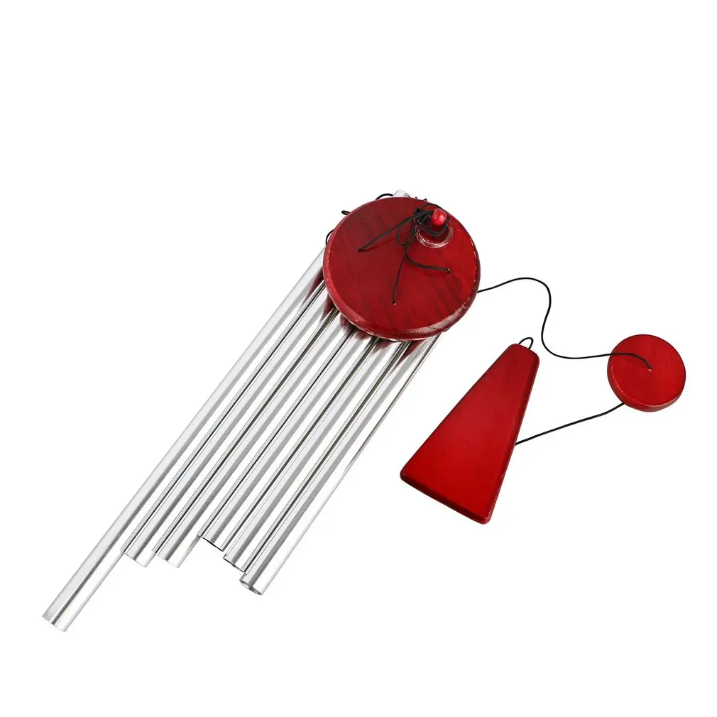 

Ветряные колокольчики для улицы, большие ветряные колокольчики, садовые колокольчики с 6 алюминиевыми регулируемыми трубками для внутренн...