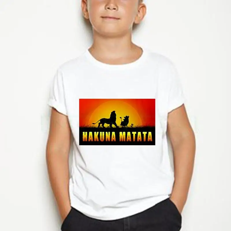 

Children Clothes T -Shirts Cute The King Of Lion Guard Simba T Shirt Tee For Boys Girls Short Sleeve T -Shirt Tee Tops Toddler