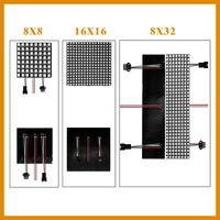5050 rgb matrix led pixel module light digital flexible panel individually addressable 5v 88 1616 832 pixels ws2812b ws2812