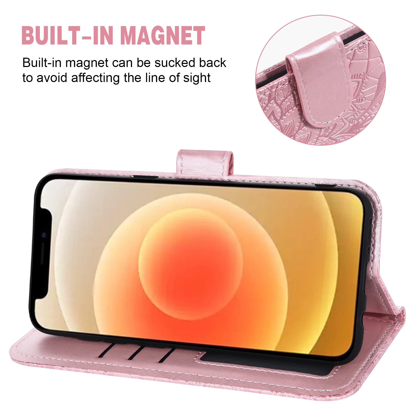 luxury flip cover leather wallet phone case for umidigi a9 pro credit card slot wrist free global shipping