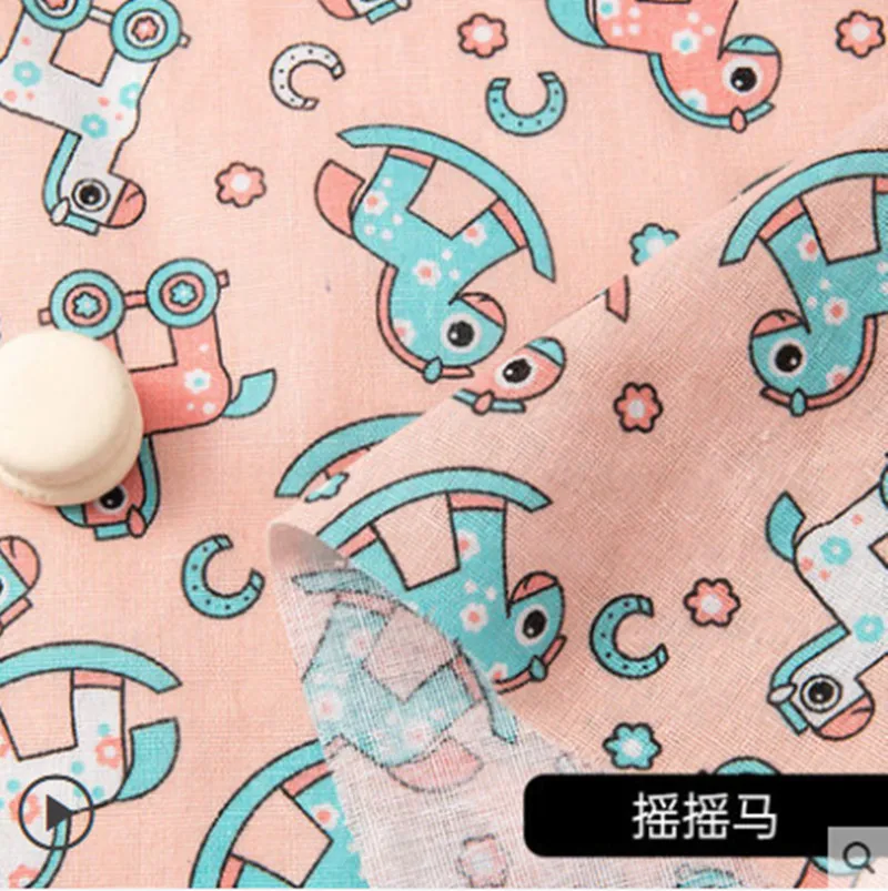 1 метр с цветочным принтом Детское платье в стиле пэчворк из хлопка и льна ткань