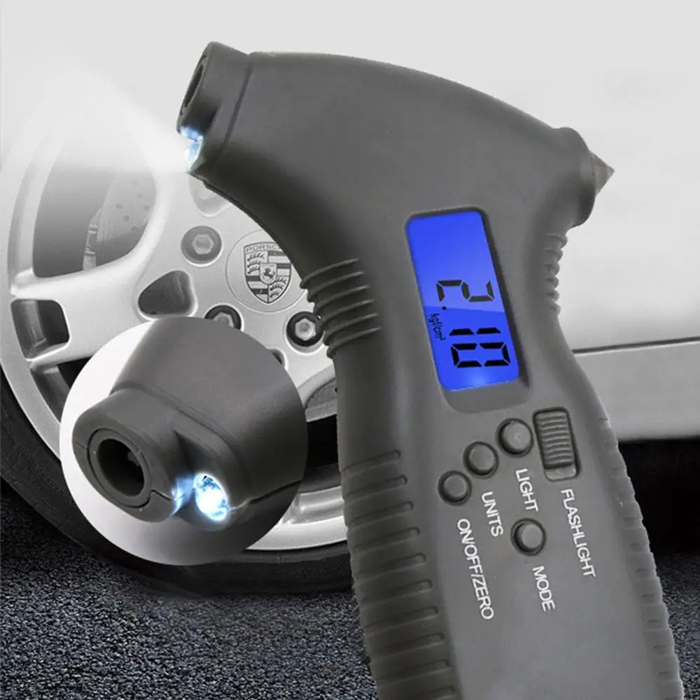 Многофункциональный Автомобильный светодиодный датчик давления в шинах с