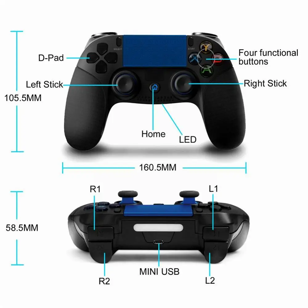 Беспроводной игровой контроллер Bluetooth 4 0 игровая ручка для Android и Apple мобильный